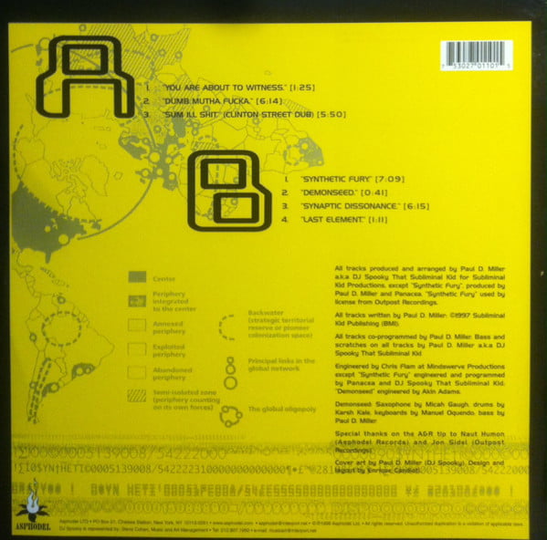 DJ Spooky - Synthetic Fury EP - Image 2