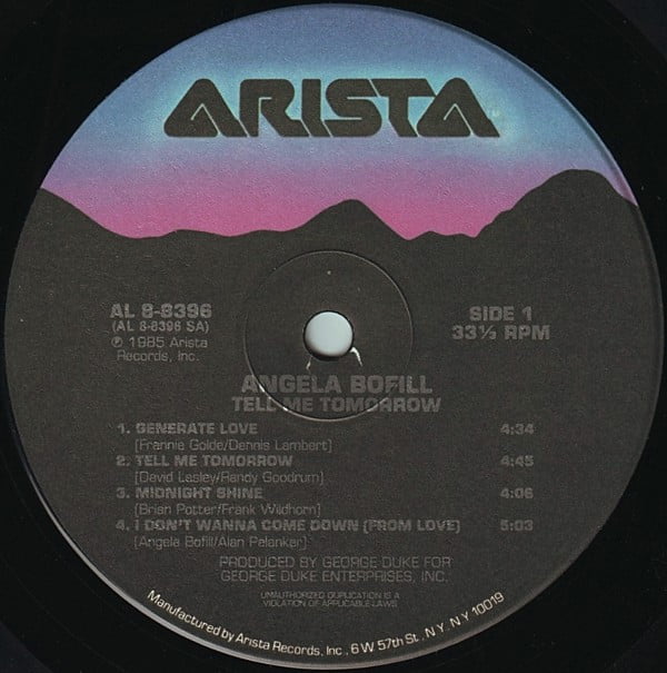 Angela Bofill - Tell Me Tomorrow - Image 3