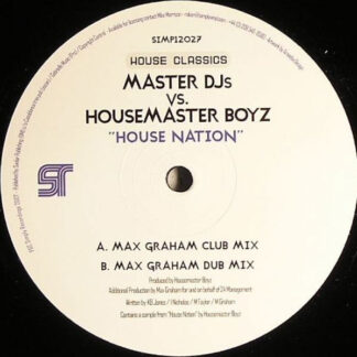 Master DJs Vs. The Housemaster Boyz - House Nation